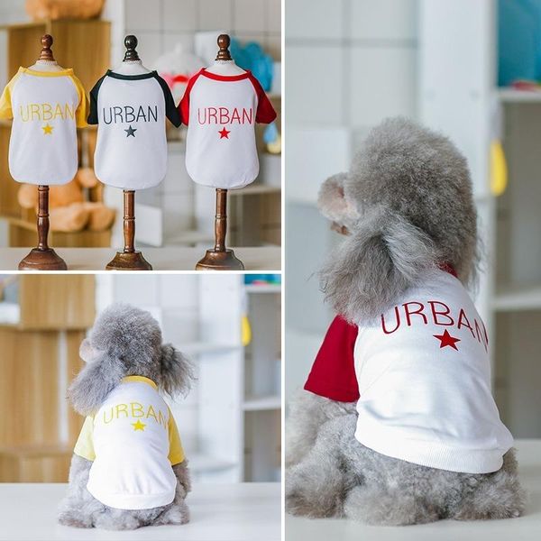 dog apparel simple stylish letter clothes spring summer cool t-shirt for dogs two-legged puppy cute small yorkshire print blue boy ropas
dog apparel simple stylish letter clothes spring summer cool t-shirt for dogs two-legged puppy cute small yorkshire print blue boy ropas