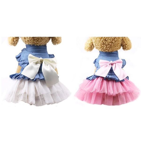 dog apparel summer denim clothes for chihuahua dress pet puppy bowknot tutu small cat lace skirt princess
dog apparel summer denim clothes for chihuahua dress pet puppy bowknot tutu small cat lace skirt princess