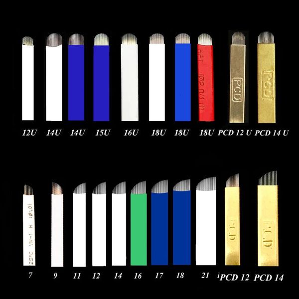 tattoo needles 50pcs 0.25mm 12u/14u/16u/18u/21u shape microblading for pernement makeup machine pen embroidery
tattoo needles 50pcs 0.25mm 12u/14u/16u/18u/21u shape microblading for pernement makeup machine pen embroidery