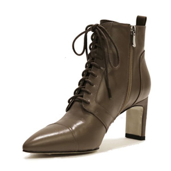 asumer selling genuine leather shoes office dress women's pointed to the cross tied up zip-autumn winter boots woman, Black 
asumer selling genuine leather shoes office dress women's pointed to the cross tied up zip-autumn winter boots woman, Black