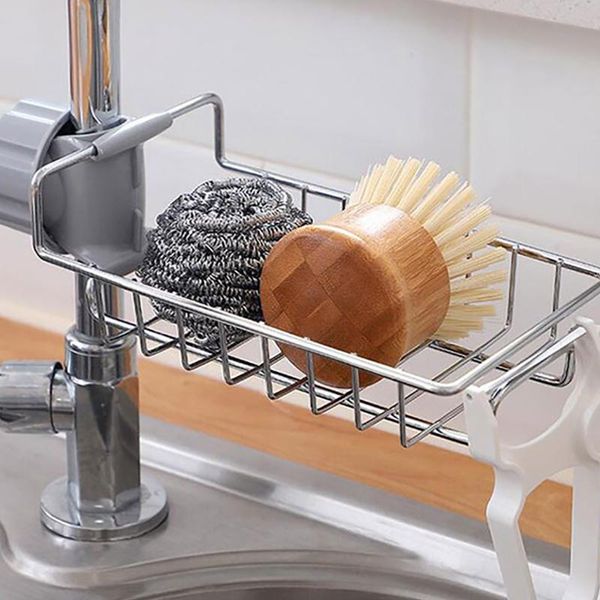 hooks & rails kitchen stainless steel adjustable faucet drain rack perforated sink rag sponge storage bathroom soap holder
hooks & rails kitchen stainless steel adjustable faucet drain rack perforated sink rag sponge storage bathroom soap holder