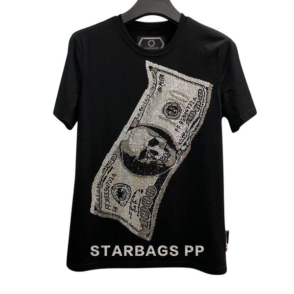 men's t-shirts starbag pp skull short sleeve shirt male round neck dollar from eua picture inlaid with original drill color technology, White;black
men's t-shirts starbag pp skull short sleeve shirt male round neck dollar from eua picture inlaid with original drill color technology, White;black