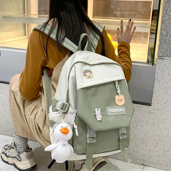 school bags estuaqueen large capacity kawaii patchwork women bagpack girls schoolbag travel backpack duck pendant shoulders bag
school bags estuaqueen large capacity kawaii patchwork women bagpack girls schoolbag travel backpack duck pendant shoulders bag