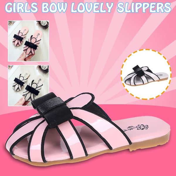 slipper children kids baby girls slippers 2021 lovely solid sequins butterfly bow breathable soft bottom beach sandals shoes 4-11y, Black;grey
slipper children kids baby girls slippers 2021 lovely solid sequins butterfly bow breathable soft bottom beach sandals shoes 4-11y, Black;grey