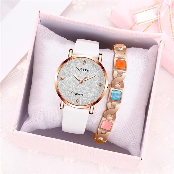 wristwatches 2021 women watches bracelet set starry sky ladies watch casual leather quartz wristwatch clock relogio feminino, Slivery;brown
wristwatches 2021 women watches bracelet set starry sky ladies watch casual leather quartz wristwatch clock relogio feminino, Slivery;brown