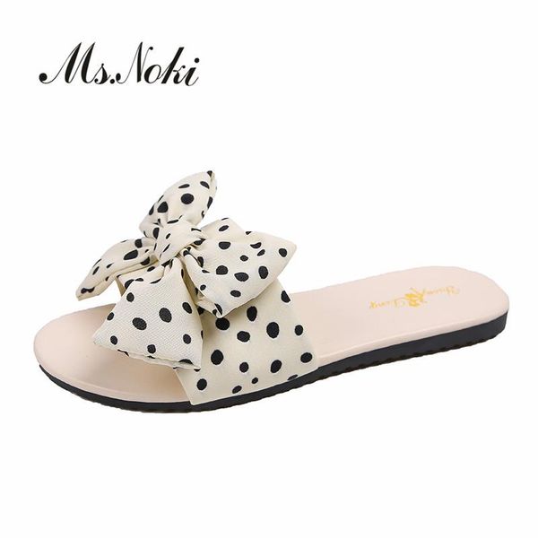 slippers ms.noki 2021 women butterfly-knot polka dot falt with girls basic slides beautiful woman shoes round toe, Black
slippers ms.noki 2021 women butterfly-knot polka dot falt with girls basic slides beautiful woman shoes round toe, Black