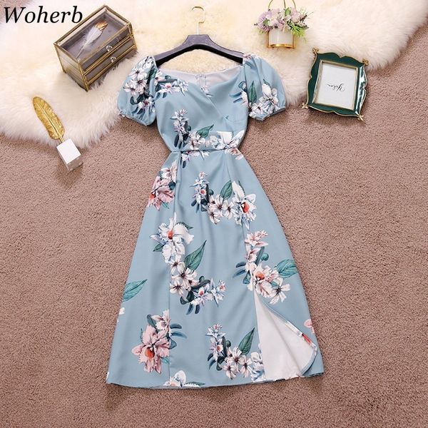 elegant vestidos mujer vintage print mid-length dress women summer v-neck puff sleeve slim fit dresses female 4l108 210417, Black;gray
elegant vestidos mujer vintage print mid-length dress women summer v-neck puff sleeve slim fit dresses female 4l108 210417, Black;gray