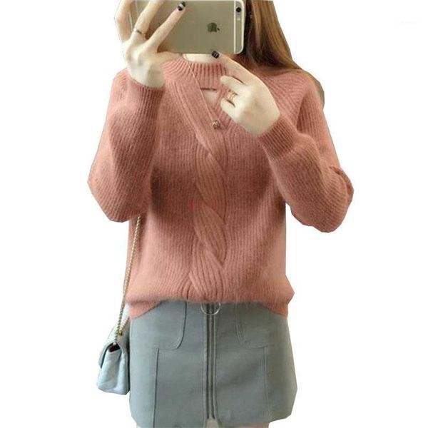women's sweaters knitting cashmere sweater women 2021 autumn winter casual knitted pullover long sleeve twist flower female ok504, White;black
women's sweaters knitting cashmere sweater women 2021 autumn winter casual knitted pullover long sleeve twist flower female ok504, White;black