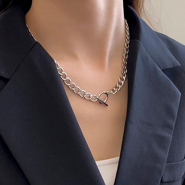 chains shixin simple long necklaces on the neck for women men fashion thick link trendy 2021 jewelry gifts, Silver
chains shixin simple long necklaces on the neck for women men fashion thick link trendy 2021 jewelry gifts, Silver