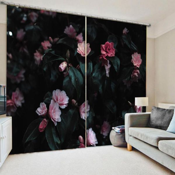 modern home decoration blackout 3d curtain black curtains pink flower drapes cortinas &
modern home decoration blackout 3d curtain black curtains pink flower drapes cortinas &