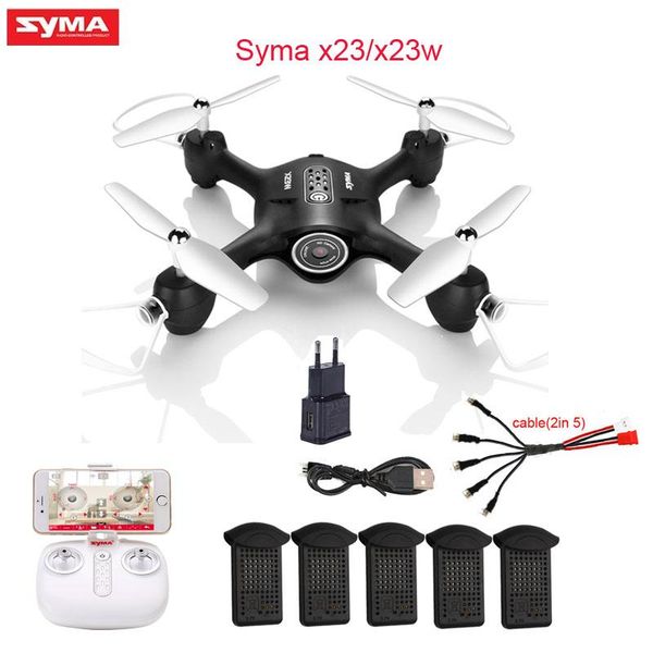 original syma x23w mini set height rc helicopter quadcopter drone fpv wifi real time transmission headless mode hover drones
original syma x23w mini set height rc helicopter quadcopter drone fpv wifi real time transmission headless mode hover drones