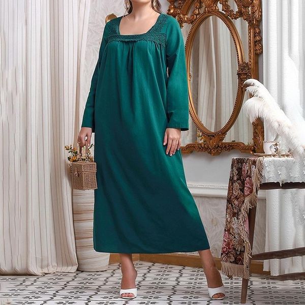 casual dresses plus size dress solid dark green square collar high waist vintage spring/autumn mid-length for women donsignet, Black;gray
casual dresses plus size dress solid dark green square collar high waist vintage spring/autumn mid-length for women donsignet, Black;gray