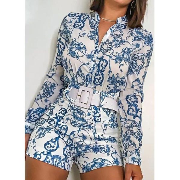 women's printed playsuits chic v-neck long sleeve casual outfits autumn 2021 fashion ladies blue & white streetwear playsuit jumpsuits, Black;white
women's printed playsuits chic v-neck long sleeve casual outfits autumn 2021 fashion ladies blue & white streetwear playsuit jumpsuits, Black;white