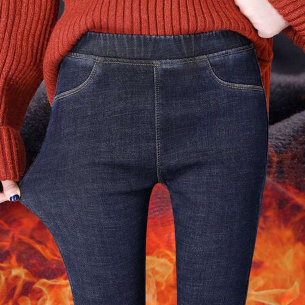 shadow high waist plush elastic autumn and winter pants thin slim small, Blue
shadow high waist plush elastic autumn and winter pants thin slim small, Blue