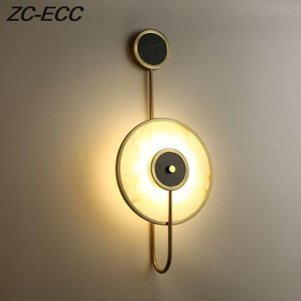 zc-ecc led wall lights living room marble lamp luxury copper sconese light for el villa stair
zc-ecc led wall lights living room marble lamp luxury copper sconese light for el villa stair
