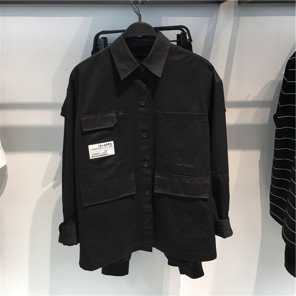 main push: ins tooling coat men's loose fashion black lixian shirt b2ch94f53, Black;brown
main push: ins tooling coat men's loose fashion black lixian shirt b2ch94f53, Black;brown