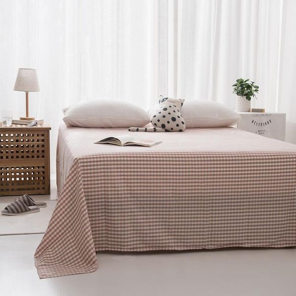 sheets & sets japanese 100% cotton flat sheet for adults bed soild plaid queen king size bedroom 240*270cm
sheets & sets japanese 100% cotton flat sheet for adults bed soild plaid queen king size bedroom 240*270cm