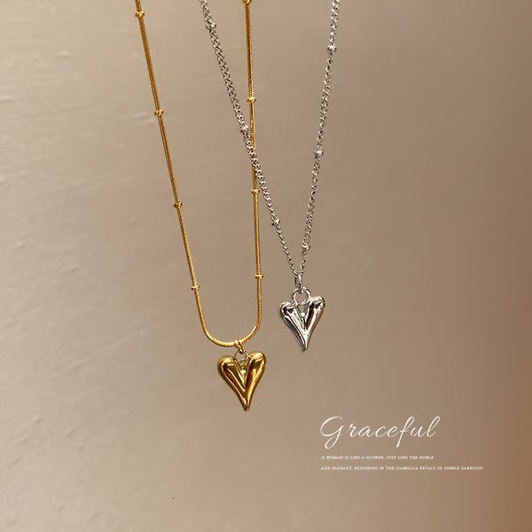 designer necklace luxury chain titanium steel korea east gate fashion personality love neck clavicle net red temperament design sense girl, Silver
designer necklace luxury chain titanium steel korea east gate fashion personality love neck clavicle net red temperament design sense girl, Silver