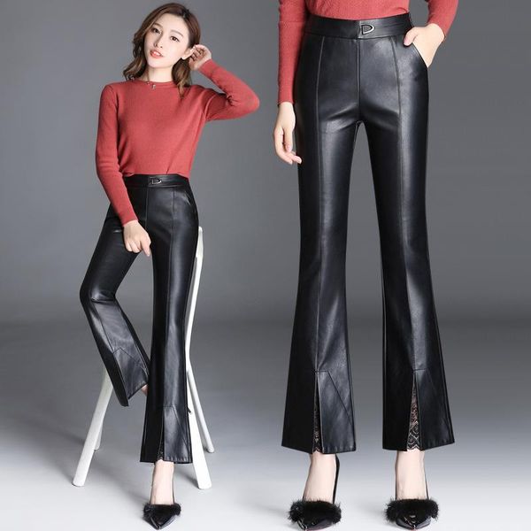 women's pants & capris winter korean fashion corduroy sweatpants women streetwear plus size joggers pu leather loose large trousers, Black;white
women's pants & capris winter korean fashion corduroy sweatpants women streetwear plus size joggers pu leather loose large trousers, Black;white