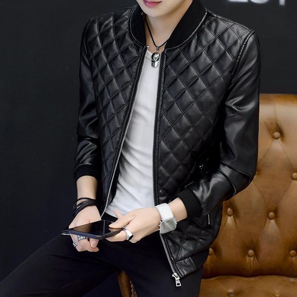 men's fur & faux leather jacket, motorcycle coat, spring and autumn season, Black
men's fur & faux leather jacket, motorcycle coat, spring and autumn season, Black