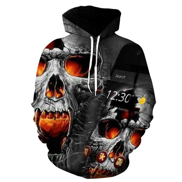men's hoodies & sweatshirts 2021 european style loose and comfortable 3d printing hooded pullover skull personality casual fashion swea, Black
men's hoodies & sweatshirts 2021 european style loose and comfortable 3d printing hooded pullover skull personality casual fashion swea, Black