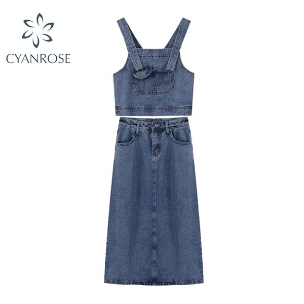 denim outfits women sleeveless pocket suspenders crop waistcoat+a line high waist streetwear casual blue 2 pieces cowboy sets 210515, White
denim outfits women sleeveless pocket suspenders crop waistcoat+a line high waist streetwear casual blue 2 pieces cowboy sets 210515, White