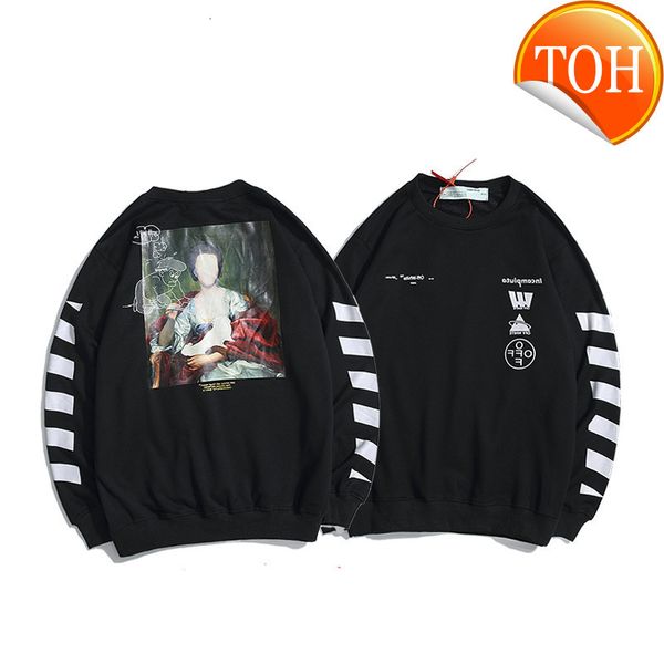 winter and 19fw autumn off style white duchess like oil painting round neck men women couples plush sweater trend, Black
winter and 19fw autumn off style white duchess like oil painting round neck men women couples plush sweater trend, Black