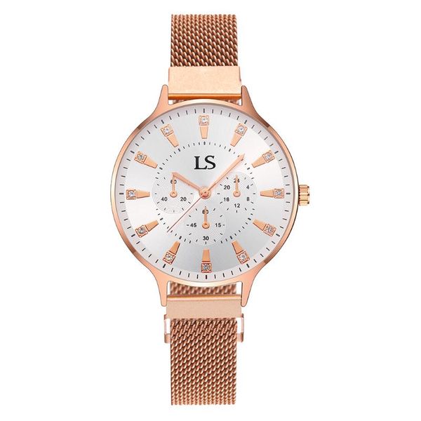 wristwatches drop clock women magnet buckle three eyes dial watch luxury quartz dress wrist watches zegarek damski, Slivery;brown
wristwatches drop clock women magnet buckle three eyes dial watch luxury quartz dress wrist watches zegarek damski, Slivery;brown