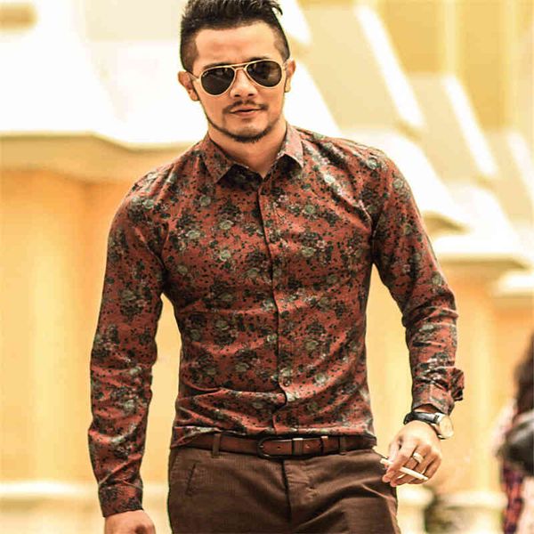 polos mens clothes fashion casual long sleeve europe style slim fit shirt men cotton floral shirts, White
polos mens clothes fashion casual long sleeve europe style slim fit shirt men cotton floral shirts, White