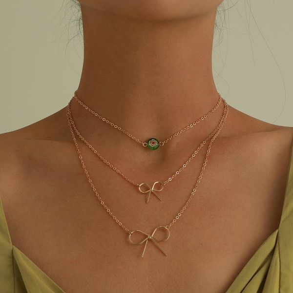pendant necklaces vintage bohemian multilayer choker flower bead bowknot chain necklace for women girl wedding party fashion jewelry gift, Silver
pendant necklaces vintage bohemian multilayer choker flower bead bowknot chain necklace for women girl wedding party fashion jewelry gift, Silver