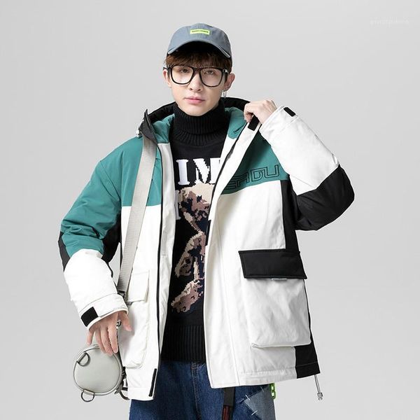 men's winter warm down coat oversize puffer jacket casual man outwear & parkas, Black
men's winter warm down coat oversize puffer jacket casual man outwear & parkas, Black