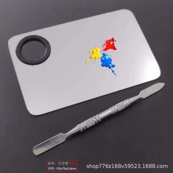 stainless steel make up palette cosmetic and manicure tools for makeup artist
stainless steel make up palette cosmetic and manicure tools for makeup artist