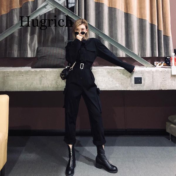 women's jumpsuits & rompers streetwear sashes women long sleeve jumpsuit combinaison femme autumn ladies casual pockets cargo overalls, Black;white
women's jumpsuits & rompers streetwear sashes women long sleeve jumpsuit combinaison femme autumn ladies casual pockets cargo overalls, Black;white