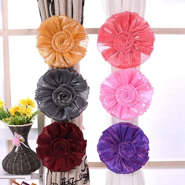 pair clip-on home living room bed rose flower curtain tie backs tieback holder voile drape panel decorative other decor
pair clip-on home living room bed rose flower curtain tie backs tieback holder voile drape panel decorative other decor