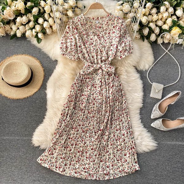 dresses women french floral pleated v neck sleeve lace up a-line es summer bohemian print holiday beach, Black;gray
dresses women french floral pleated v neck sleeve lace up a-line es summer bohemian print holiday beach, Black;gray