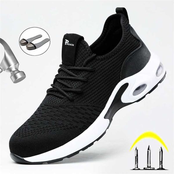 breathable safety shoes men work boot steel toe anti-puncture sneakers indestructible 211023, Black
breathable safety shoes men work boot steel toe anti-puncture sneakers indestructible 211023, Black