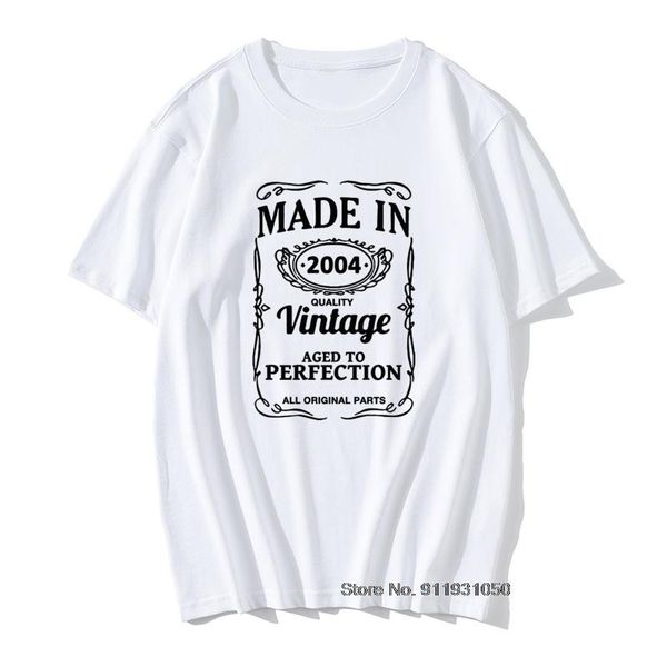 men's t-shirts made in 2004 tees mens short sleeves oversized streetwear hip hop printed teess gifts for children, White;black
men's t-shirts made in 2004 tees mens short sleeves oversized streetwear hip hop printed teess gifts for children, White;black