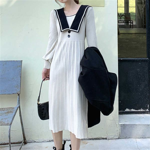 casual dresses winter knitted women design sailor collar elegant office sweater female korean autumn 00qp, Black;gray
casual dresses winter knitted women design sailor collar elegant office sweater female korean autumn 00qp, Black;gray