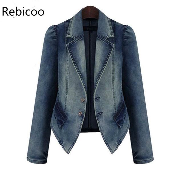 women's jackets women denim jacket vintage autumn winter oversize loose female jeans coat solid slim chaquetas mujer jaqueta feminina y, Black;brown
women's jackets women denim jacket vintage autumn winter oversize loose female jeans coat solid slim chaquetas mujer jaqueta feminina y, Black;brown
