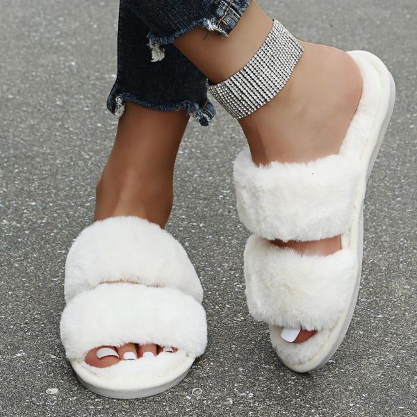 slippers warm fluffy women cozy faux fur cross indoor floor slides flat soft furry shoes ladies female celebrities flip flops, Black
slippers warm fluffy women cozy faux fur cross indoor floor slides flat soft furry shoes ladies female celebrities flip flops, Black