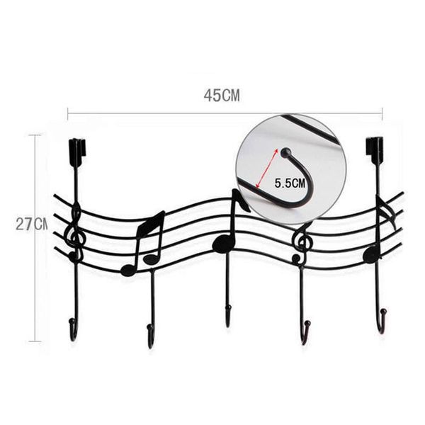 hooks & rails drop over the door hanger rack 5 home office bathroom coat towel musical note
hooks & rails drop over the door hanger rack 5 home office bathroom coat towel musical note
