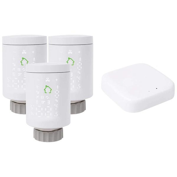 smart home control wifi thermostat - valve thermostatic radiator controller heater work with google-home alexa voice & app remote
smart home control wifi thermostat - valve thermostatic radiator controller heater work with google-home alexa voice & app remote