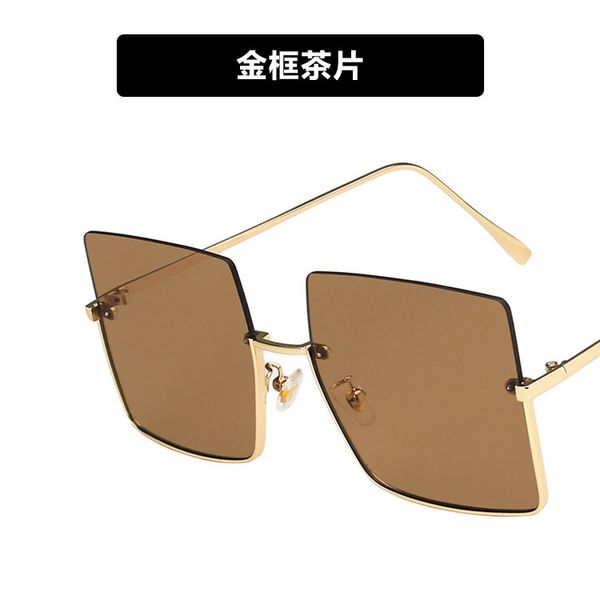 New Fashion 2021 Lady Oversize Half Frame Metal Square Sunglasses Women Luxury Eyewear oculos de sol feminino Sun Glasses UV400, White;black
New Fashion 2021 Lady Oversize Half Frame Metal Square Sunglasses Women Luxury Eyewear oculos de sol feminino Sun Glasses UV400, White;black