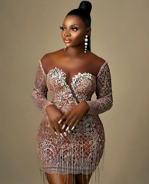 off shoulder lace cocktail prom dresses plus size long sleeve mini evening dress custom made with tassels short celebrity party gown, Black;red
off shoulder lace cocktail prom dresses plus size long sleeve mini evening dress custom made with tassels short celebrity party gown, Black;red