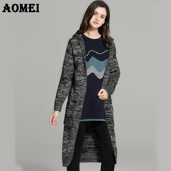 women cardigans oversized sweater thick winter knitwear long sleeve outerwear coat casual gray purple spring cape 210416, White;black
women cardigans oversized sweater thick winter knitwear long sleeve outerwear coat casual gray purple spring cape 210416, White;black