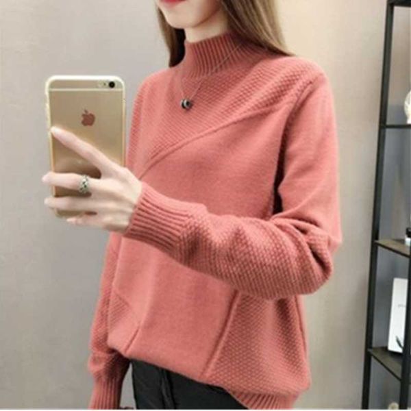 pullovers sweaters women half turtleneck sleeve knitted plus size 2021 autumn winter loose clothes female coat 6rnx, White;black
pullovers sweaters women half turtleneck sleeve knitted plus size 2021 autumn winter loose clothes female coat 6rnx, White;black