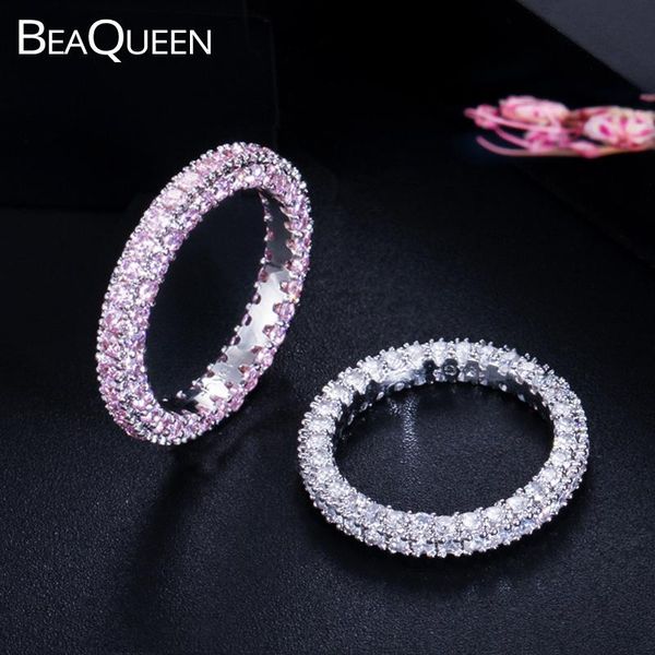 wedding rings beaqueen charming pink white full cubic zirconia paved setting stackable chic for women engagement finger jewelry r084, Slivery;golden
wedding rings beaqueen charming pink white full cubic zirconia paved setting stackable chic for women engagement finger jewelry r084, Slivery;golden