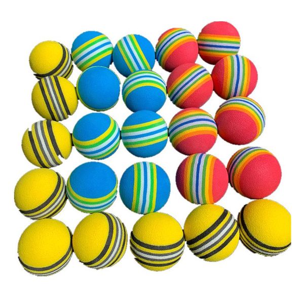 golf balls 10pcs/bag eva foam yellow/red/blue rainbow sponge indoor practice ball training aid
golf balls 10pcs/bag eva foam yellow/red/blue rainbow sponge indoor practice ball training aid