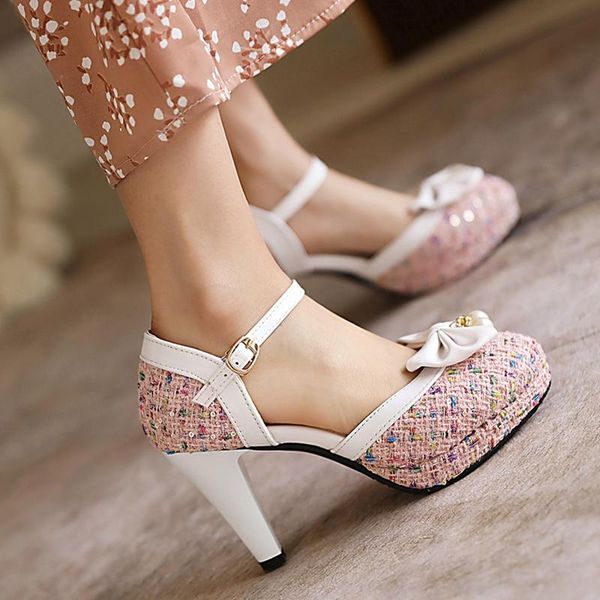 dress shoes sweet women pink white black pumps 9cm high heels round toe cover heel sandals cosplay princess lady big size 40 41 42 43
dress shoes sweet women pink white black pumps 9cm high heels round toe cover heel sandals cosplay princess lady big size 40 41 42 43