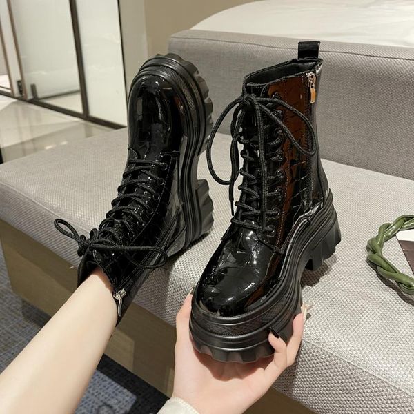 boots 2021 retro keep warm women fashion lace up side zipper motorcycle mid calf ladies winter short, Black
boots 2021 retro keep warm women fashion lace up side zipper motorcycle mid calf ladies winter short, Black